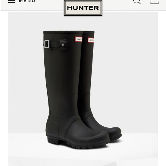 Hunter Shoes - Women’s Original Tall Black Hunter Boots🖤🌧❄️